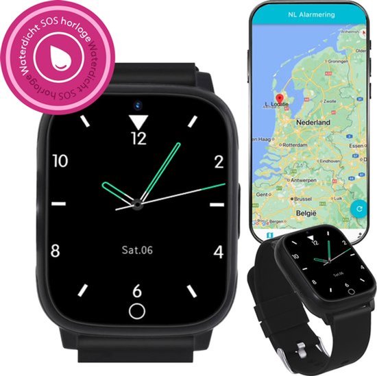 NL Alarmering - Alarm Horloge Ouderen - Senioren Alarm - GPS - Waterdicht