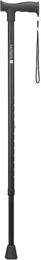 Vitility Wandelstok - Verstelbaar - Zwart