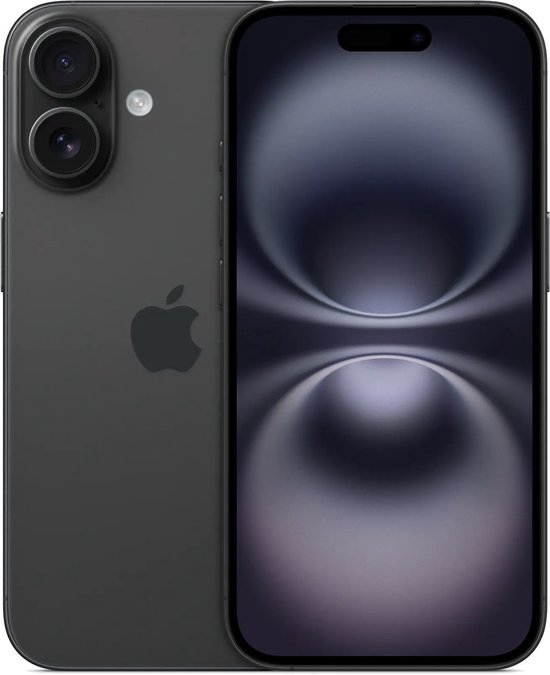 Apple iPhone 16 - 128GB - Zwart