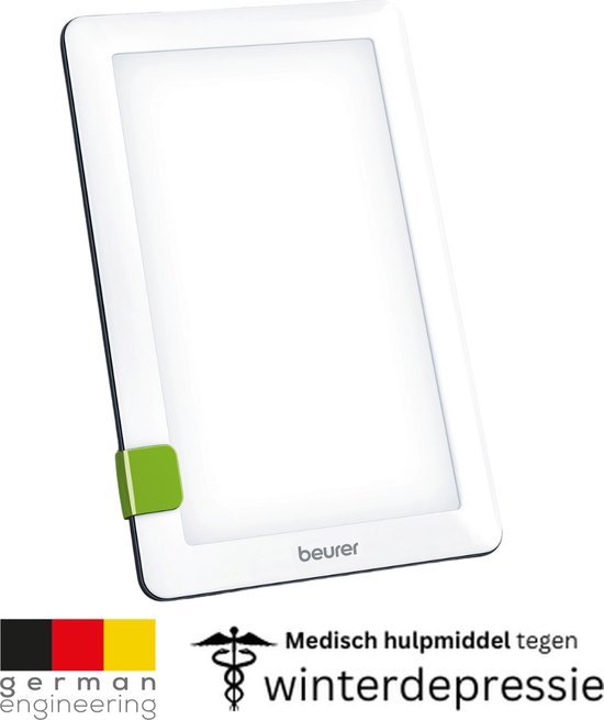 Beurer TL 30 Daglichtlamp – Lichttherapie lamp 10.000 Lux – Compact: Thuis, op Bureau & Onderweg – Incl. opberghoes - Medisch Gecertificeerd – Natuurlijk Licht bij Winterdip – Flikkervrij & UV-vrij – 3 Jaar Garantie