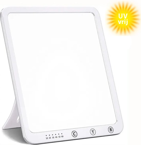 Daglichtlamp met Timer & Dimfunctie - 10.000 lux - Lichttherapielamp - SAD lamp - Lichttherapie - Zonlicht lamp - Hobby lamp