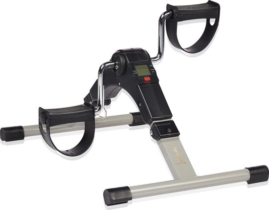 Luxari Stoelfiets - Inclusief computer - Bureaufiets - Hometrainer - Deskbike - Beentrainer – Pedaaltrainer - Fietstrainer - Bewegingstrainer - Mini hometrainer