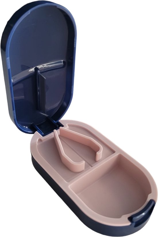 pillensnijder kleine pillen en grote pillen - pillensplijter - tablettensplitter - medicijnsnijder - Bewaardoosje voor Pillen - oDaani