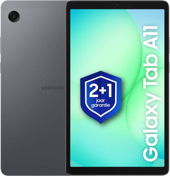Samsung Galaxy Tab A11 - Wifi - 64GB - Gray + 1 jaar extra garantie