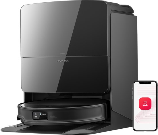 Roborock Saros 10R – Robotstofzuiger Met Dweilfunctie– 22000Pa–7,98 cm Ultraslank Ontwerp–Vuildetectiesysteem–80℃ Warmwatermopwas–Zelfreinigend Station & Anti-Klit Borstels – Slimme spraakassistent– S8 maxv ultra Upgrade