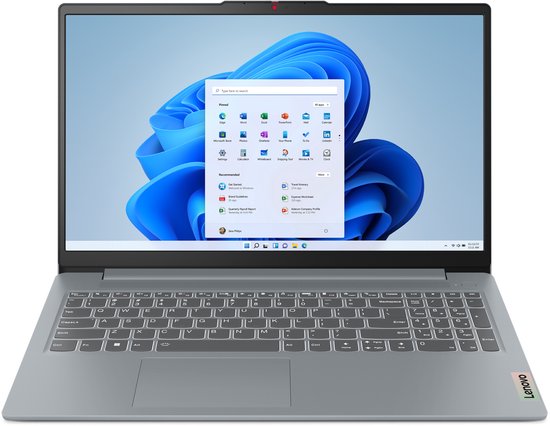 Lenovo IdeaPad Slim 3 15IAN8 - Laptop - Intel N100 - 4GB/128GB - inclusief 1 jaar Office - Windows 11 S Mode