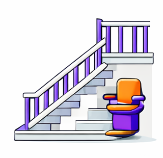 Icoon meerdere etages traplift