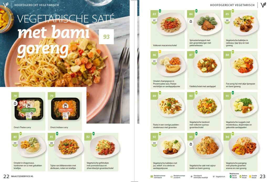 De Catalogus van Maaltijdservice.nl