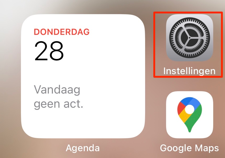 iPhone handleiding senioren | Instellingen