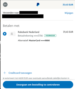 Hoe werkt paypal - Betaling bevestigen