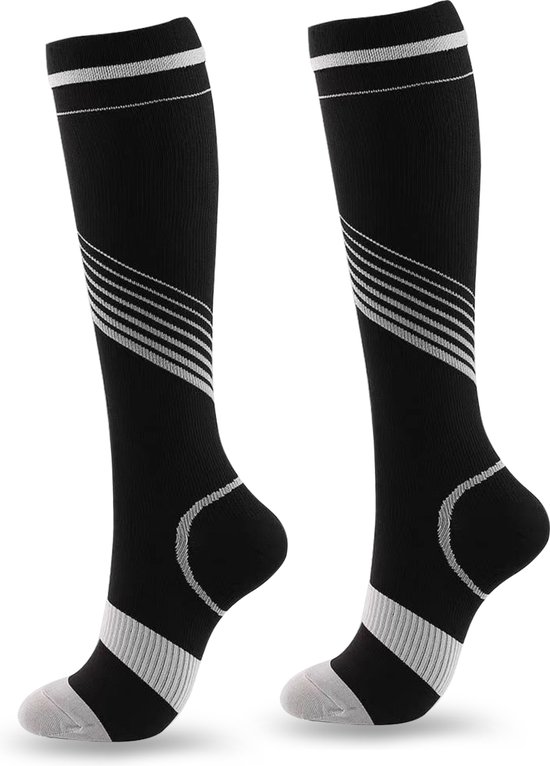 Roegaarden compressie sokken - compressiekousen - Steunkousen - Maat 35-39 - Zwart