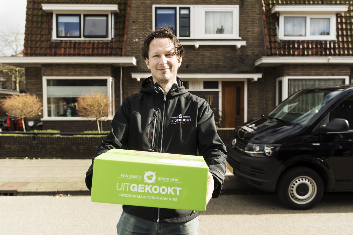 Tafeltje dekje bezorger