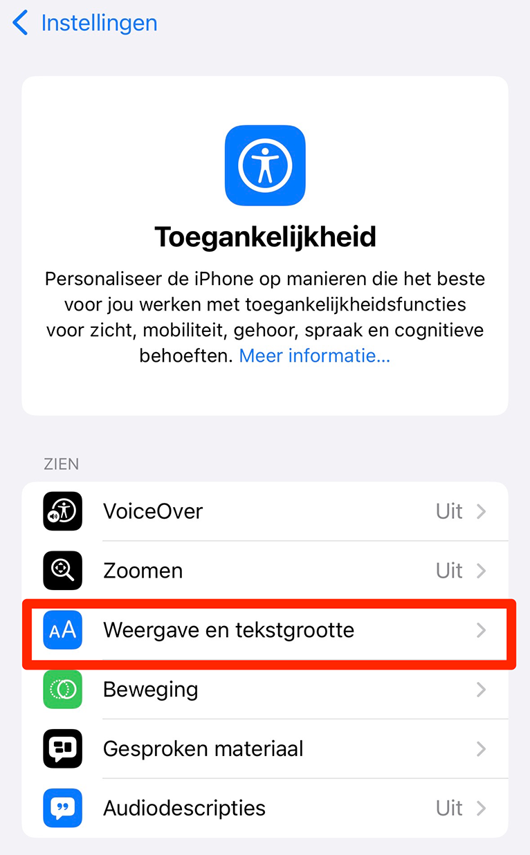 toegankelijkheid