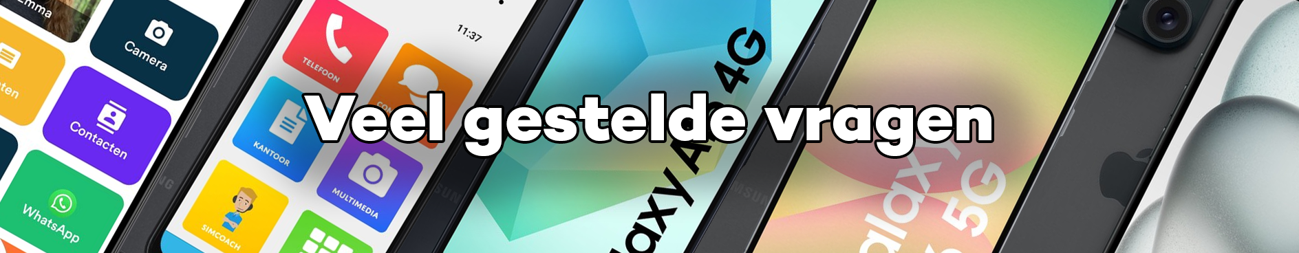 Veel gestelde vragen senioren mobiele telefoon