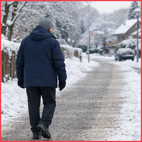 Gladheid en sneeuw: valpreventie en veiligheid voor ouderen