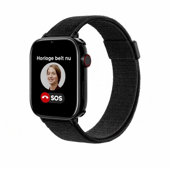 PersonalClick SOS Alarm Horloge Ouderen - Valdetectie - Waterdicht- Live GPS - Medicatie alarm - alarmknop voor ouderen - Persoonlijk Alarmknop voor Senioren - Personenalarmering - alarmknop voor ouderen - Klittenband